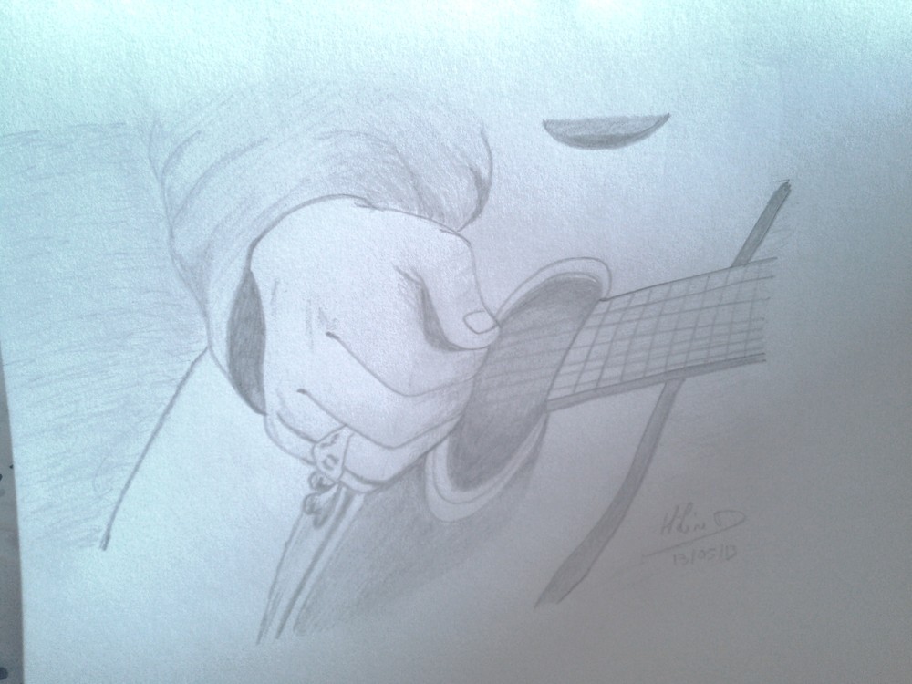 Joue guitare